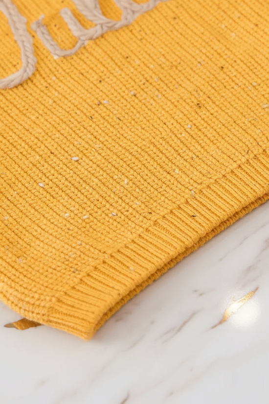 Extreme close-up of knitted texture