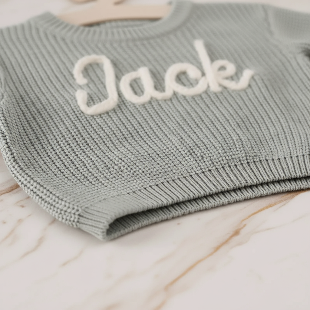 Extreme close-up of knitted texture