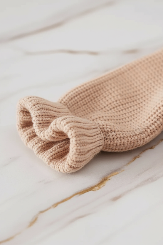 Extreme close-up of ruffled sleeve