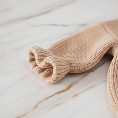 Extreme close-up of ruffled sleeve