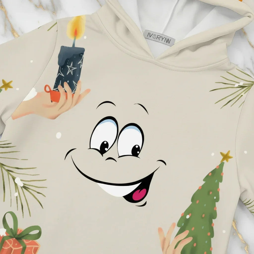 Extreme close-up of smiley face