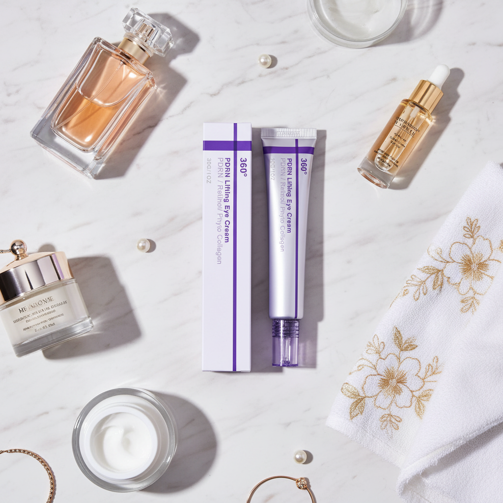 Eye Cream Beauty Flatlay