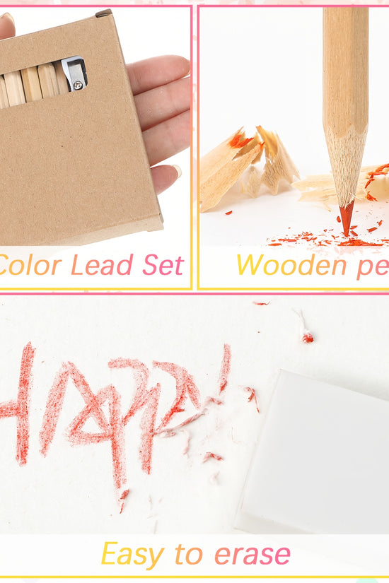 100 Set 12 Different Mini Drawing Colored Pencil