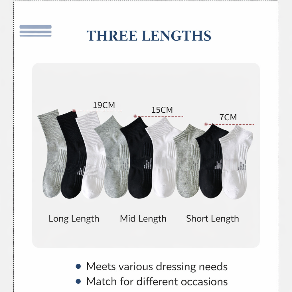 Men's Cotton Sports Socks