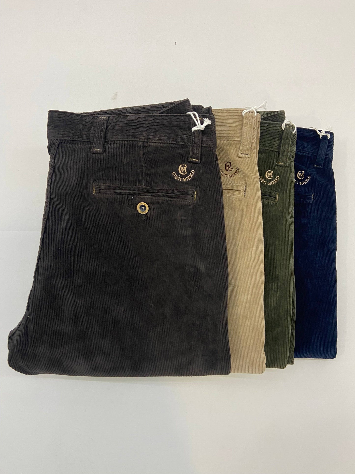 Men's Premium Chocolate Brown Corduroy Pants: Comfortable Stretch Cotton, Classic Fit