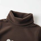 Double Sided German Fleece Coffee Thickened Sweater