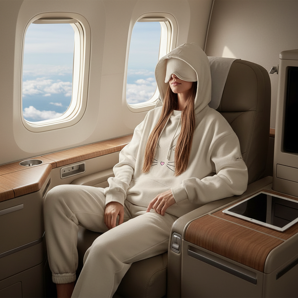 First-class window seat