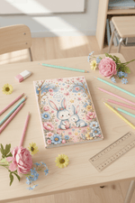 Flat lay notebook