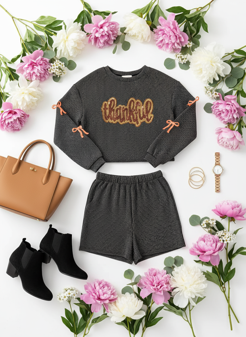 Flat lay with boots and tote