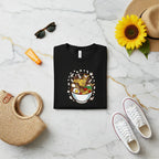 Flat-lay with Sunflower