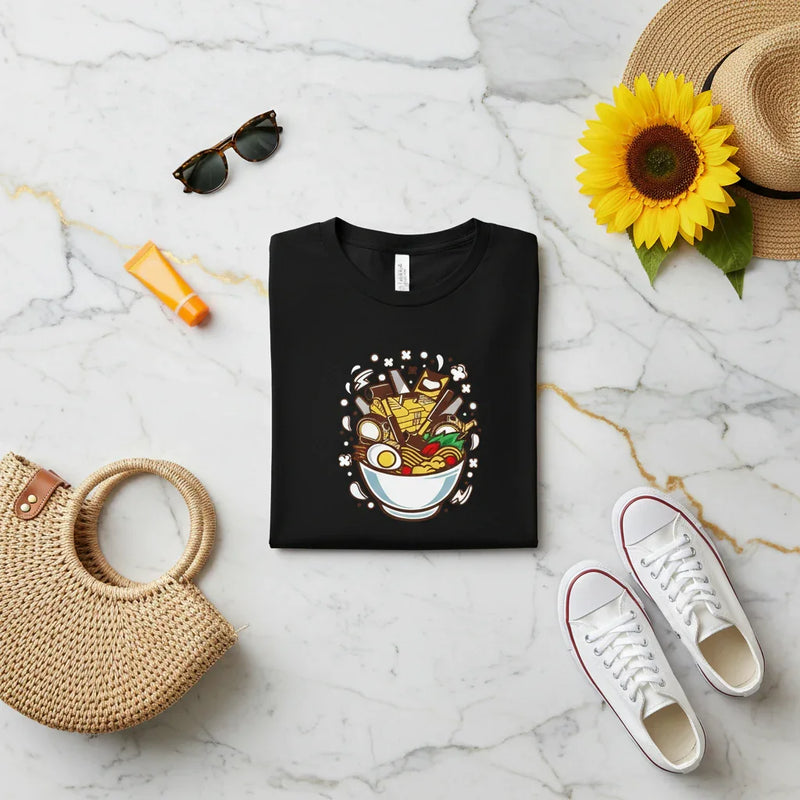 Flat-lay with Sunflower