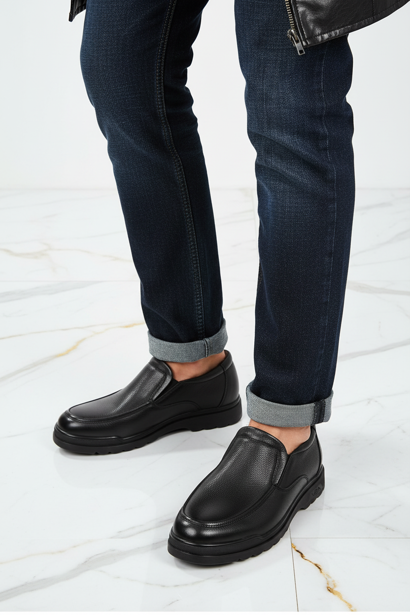 Fleece casual - shoe close up