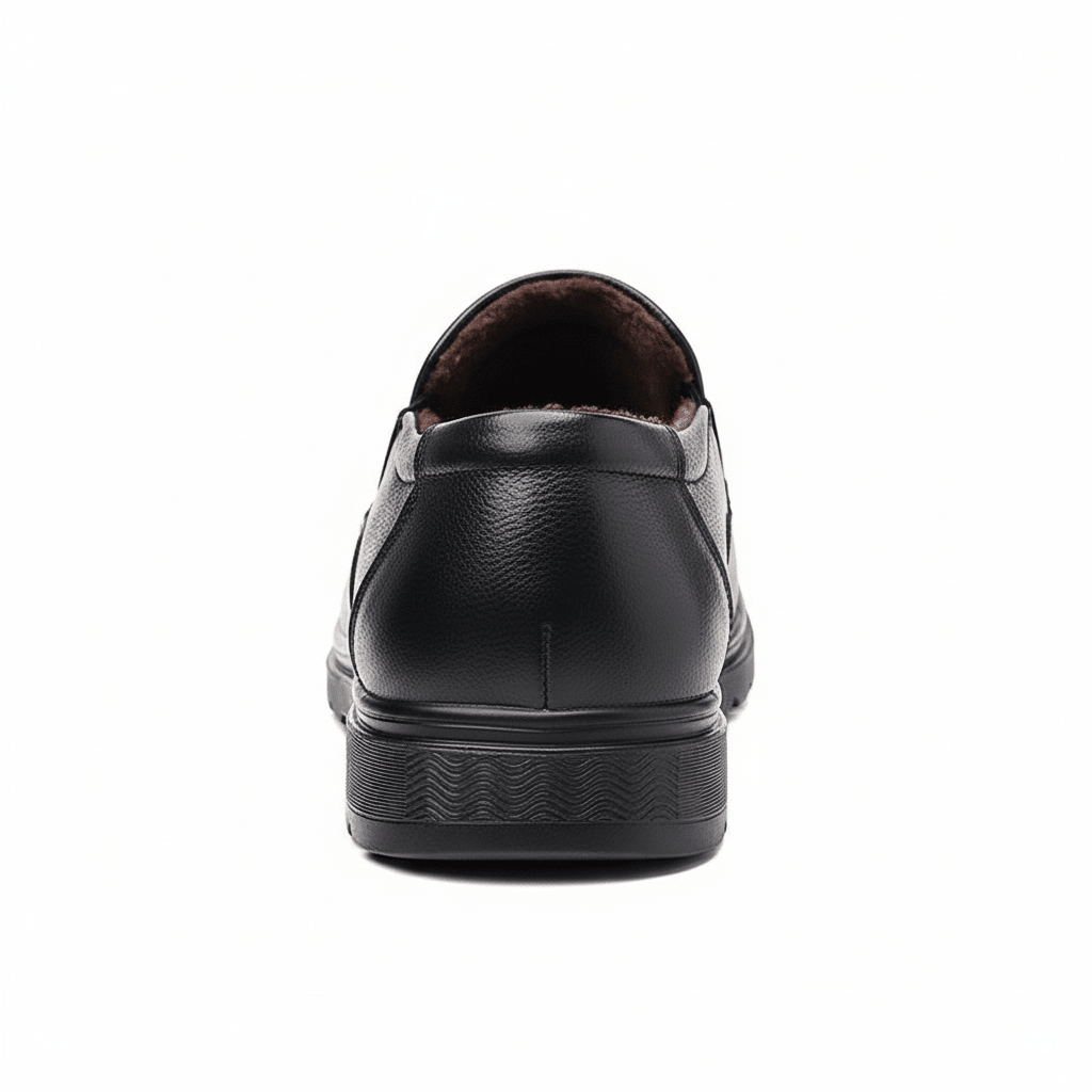 Fleece shoe - back view