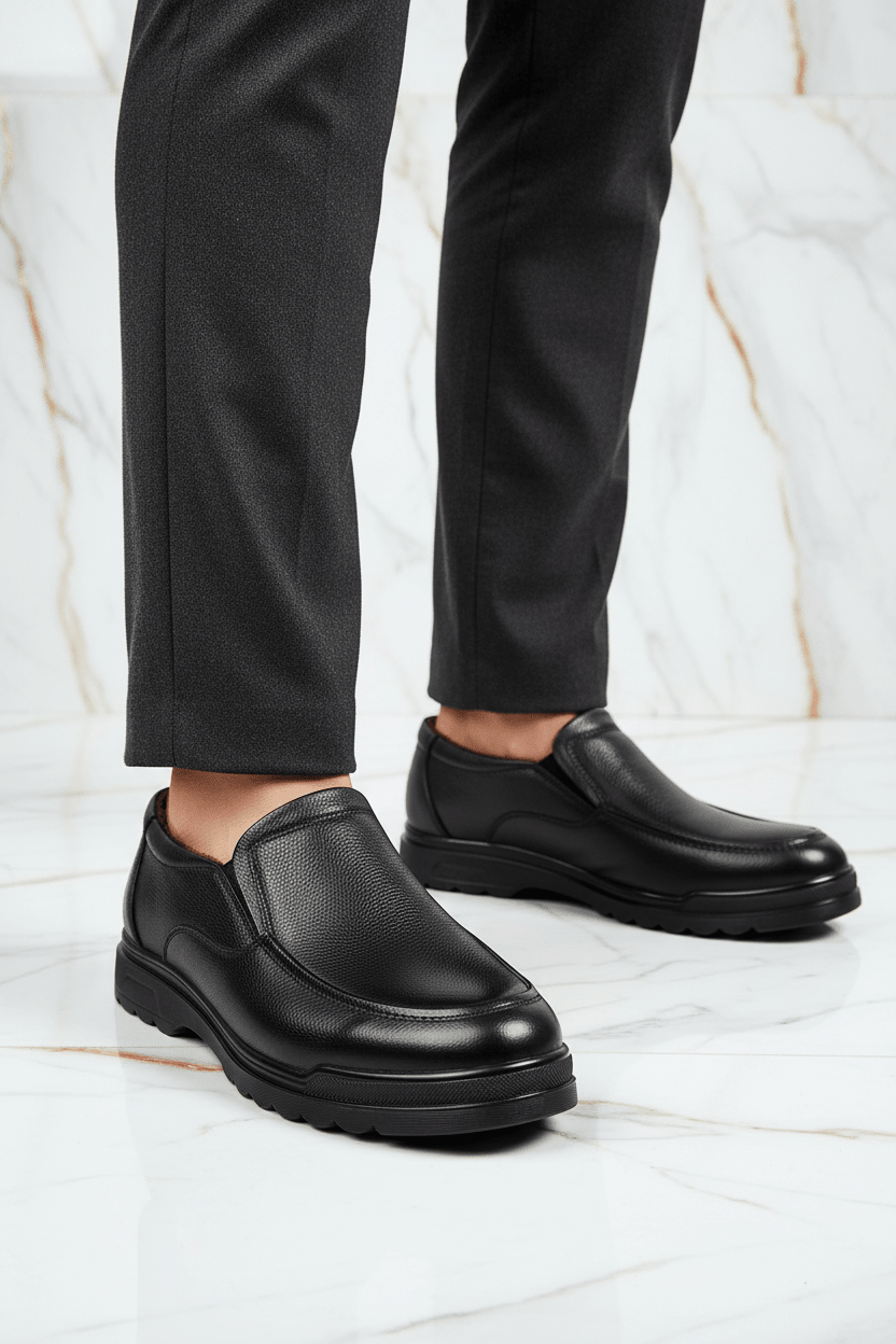 Fleece shoe - ground level