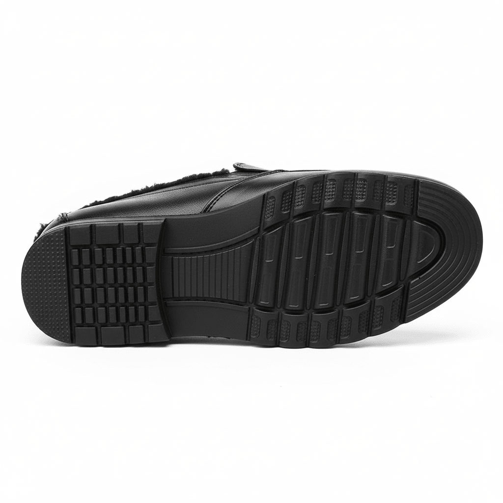 Fleece shoe - sole bottom