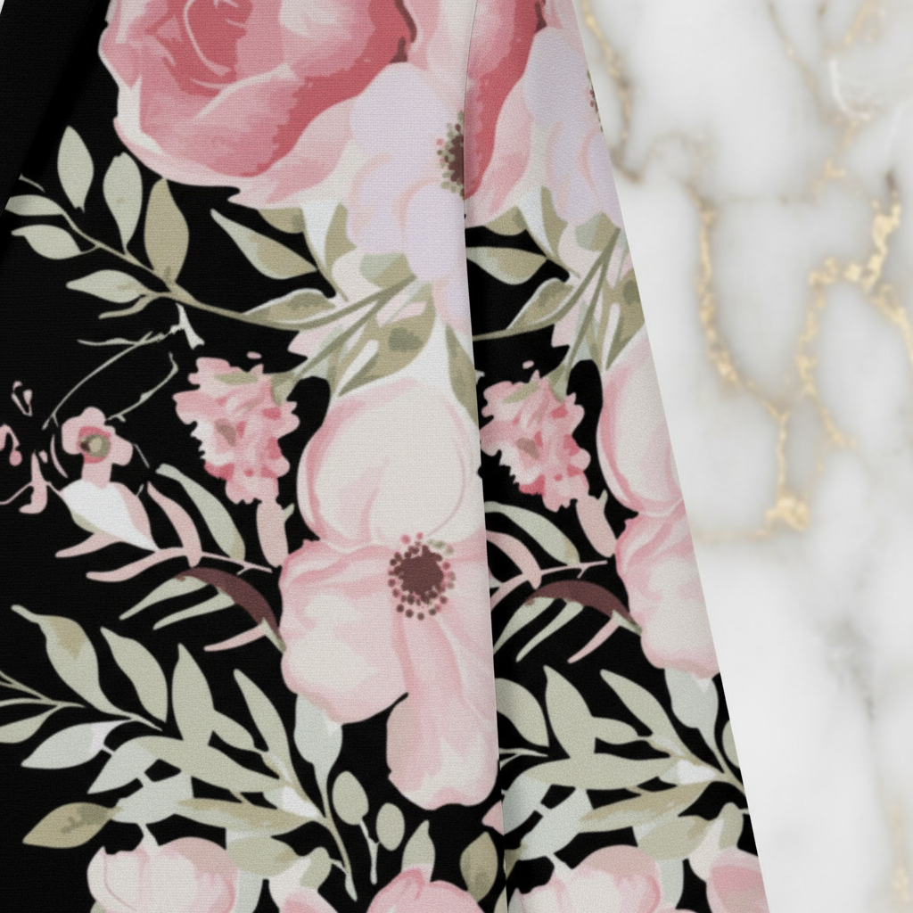 Floral Fabric Texture