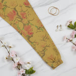 Floral print close-up