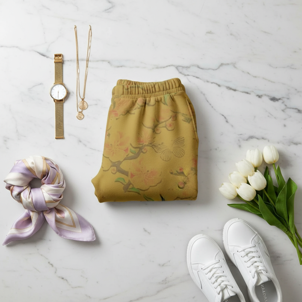 Folded waistband view