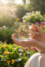Forest Cabin Mug - Close Up Hands