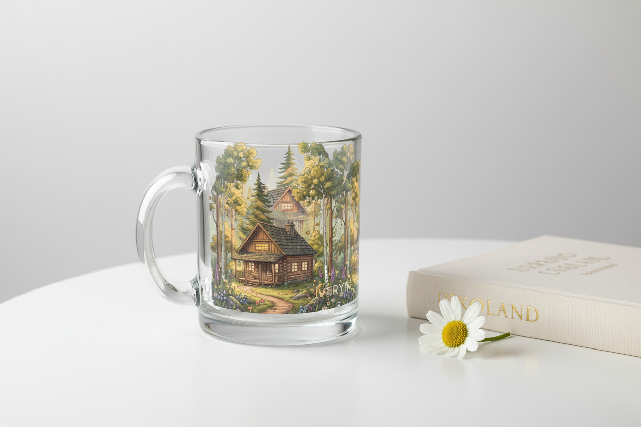 Forest Mug - White Table Landscape