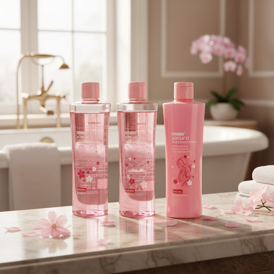 FORMBO collection with cherry blossoms