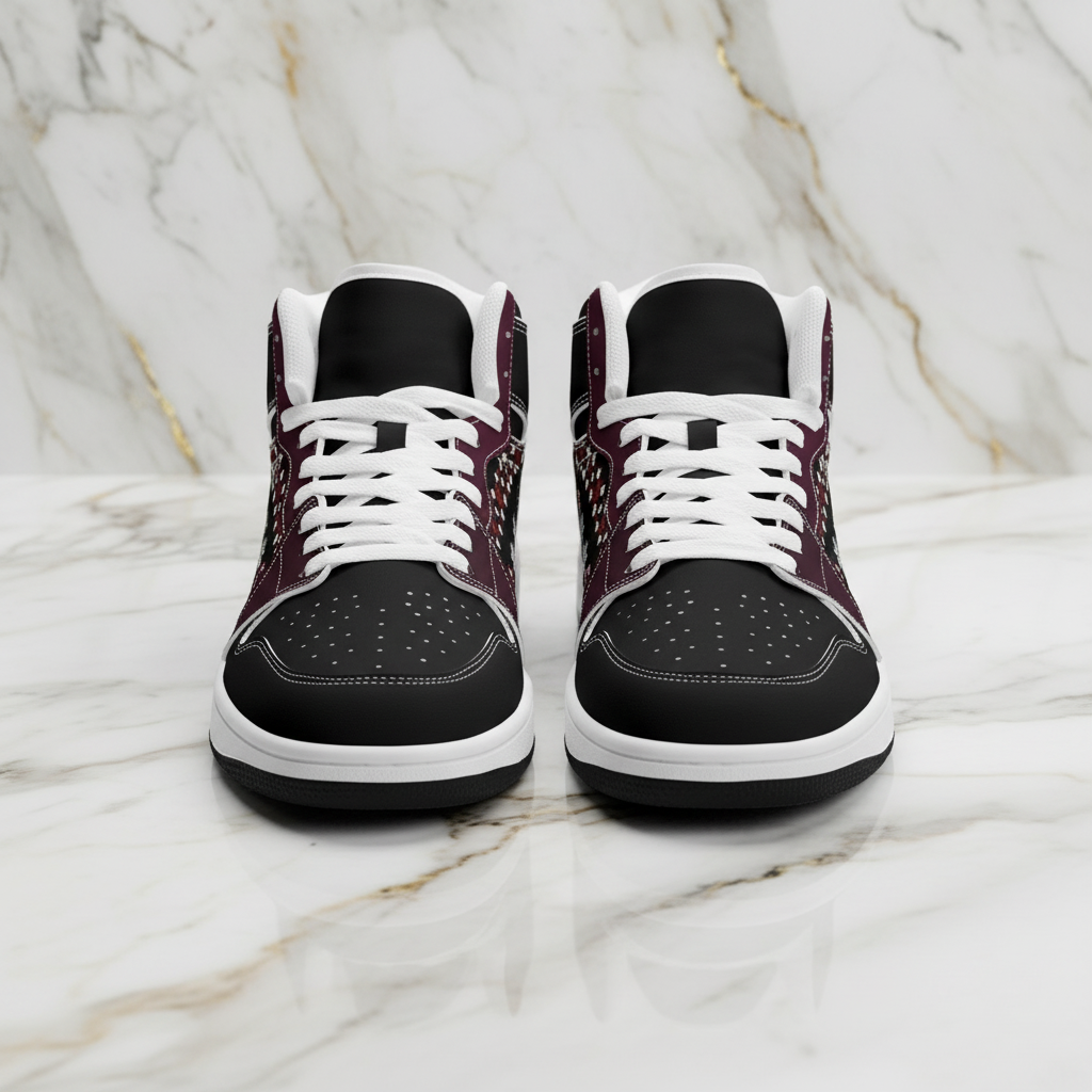 Front angle showing both sneakers