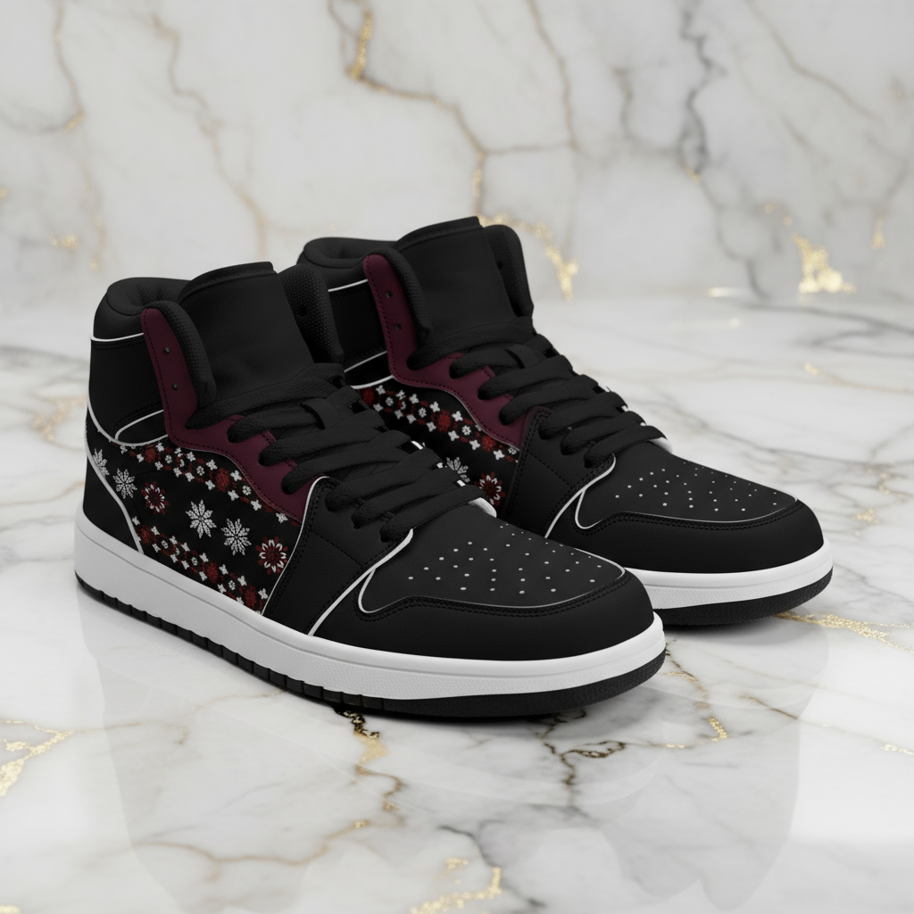 Front angle showing both sneakers