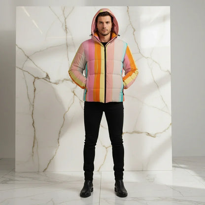 Front pose with hands in pockets