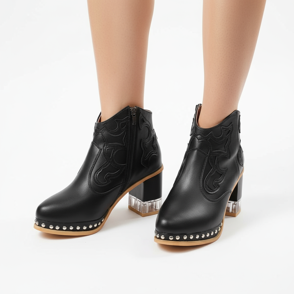 Front view - boots worn