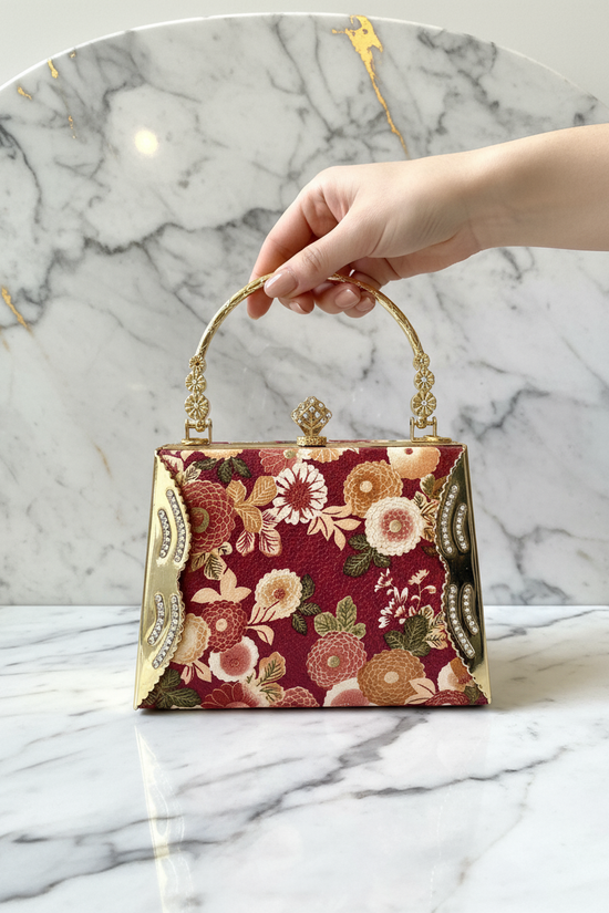 Front View - Clutch Held by Woman