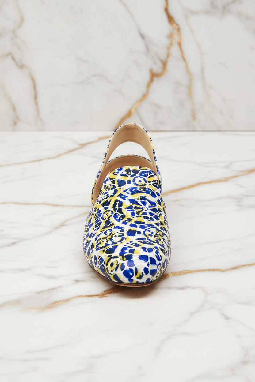 Front view flat loafer