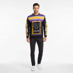 Front view - man in luxury sweatshirt