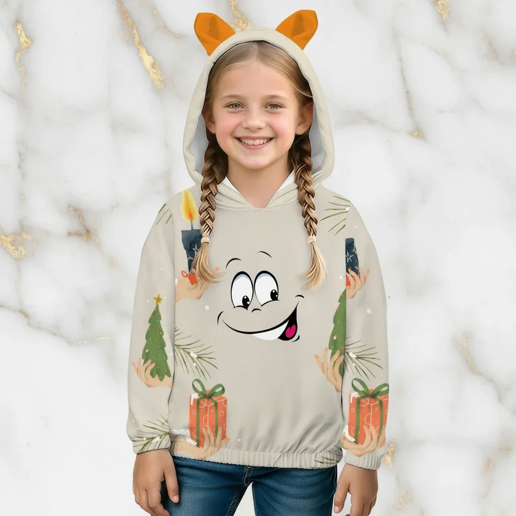 Front view of Christmas sweatshirt