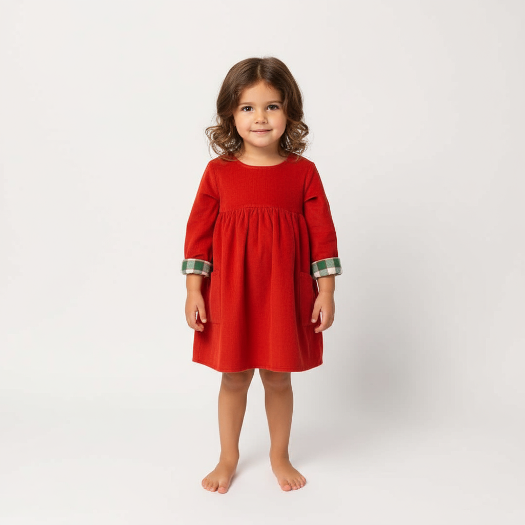 Front view of dress