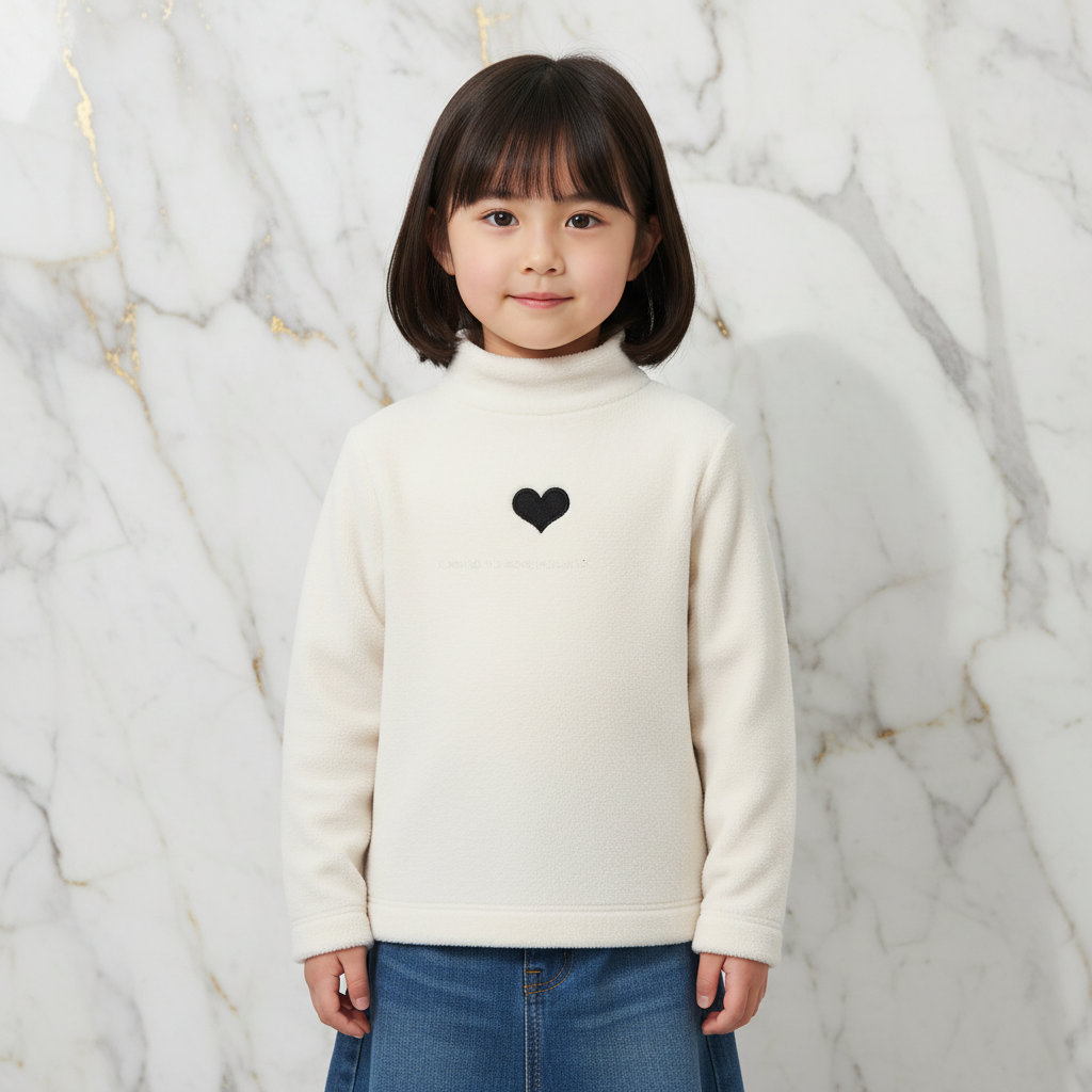 Front view on marble backdrop