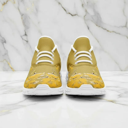 Front view on marble background