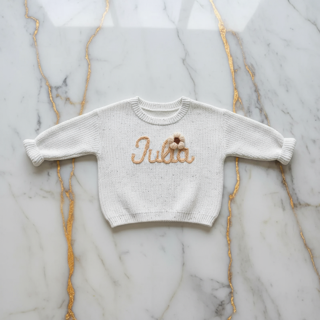 Front view on marble