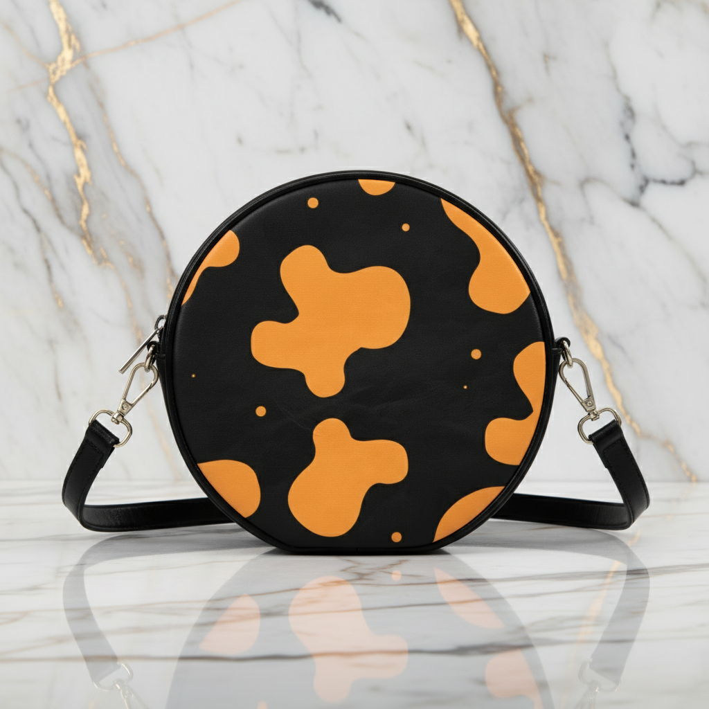 Front view on marble