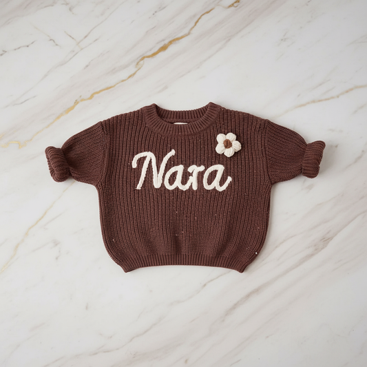 Front view on marble