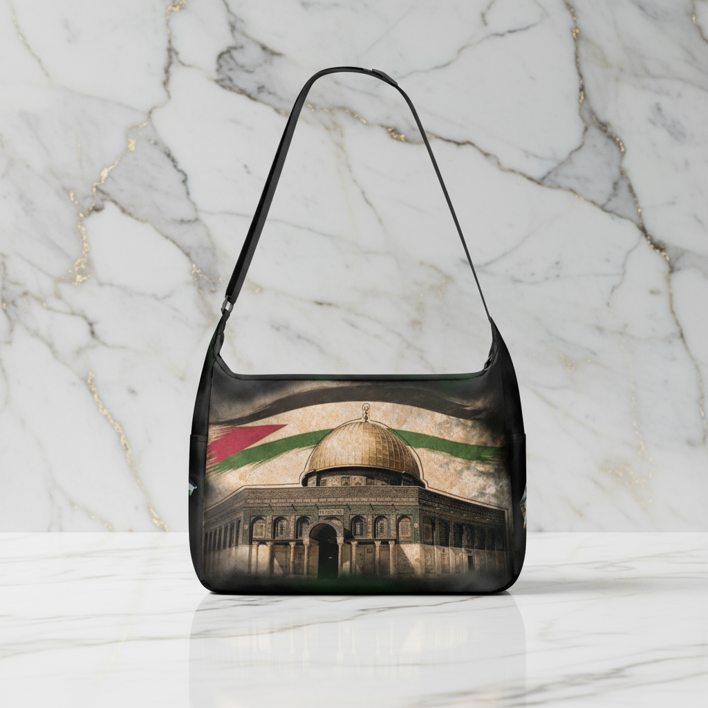 Front view on marble