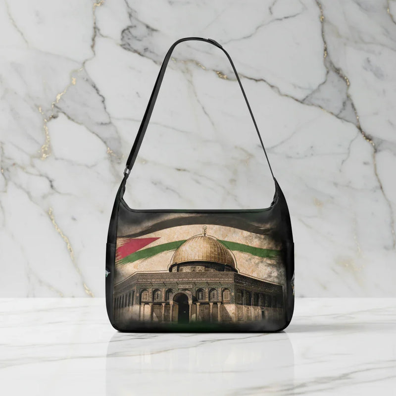 Front view on marble