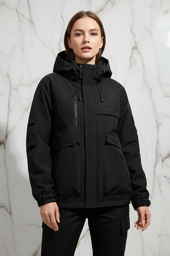 Front view with feminine pose