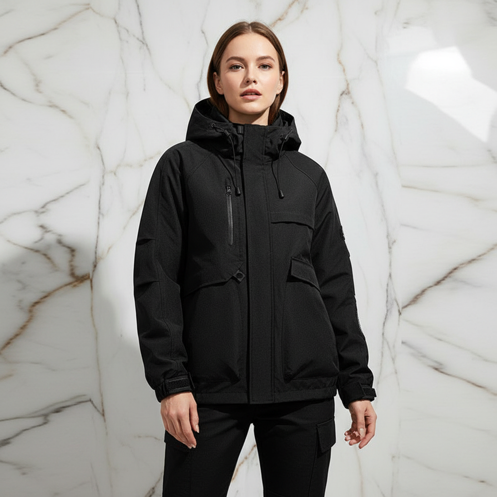 Front view with feminine pose