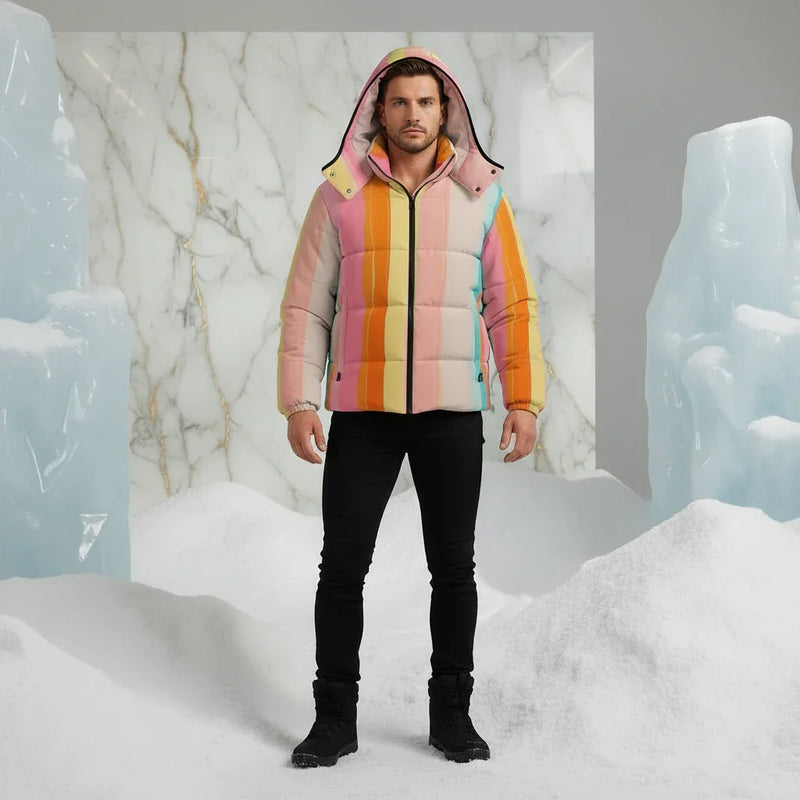 Front view with hood