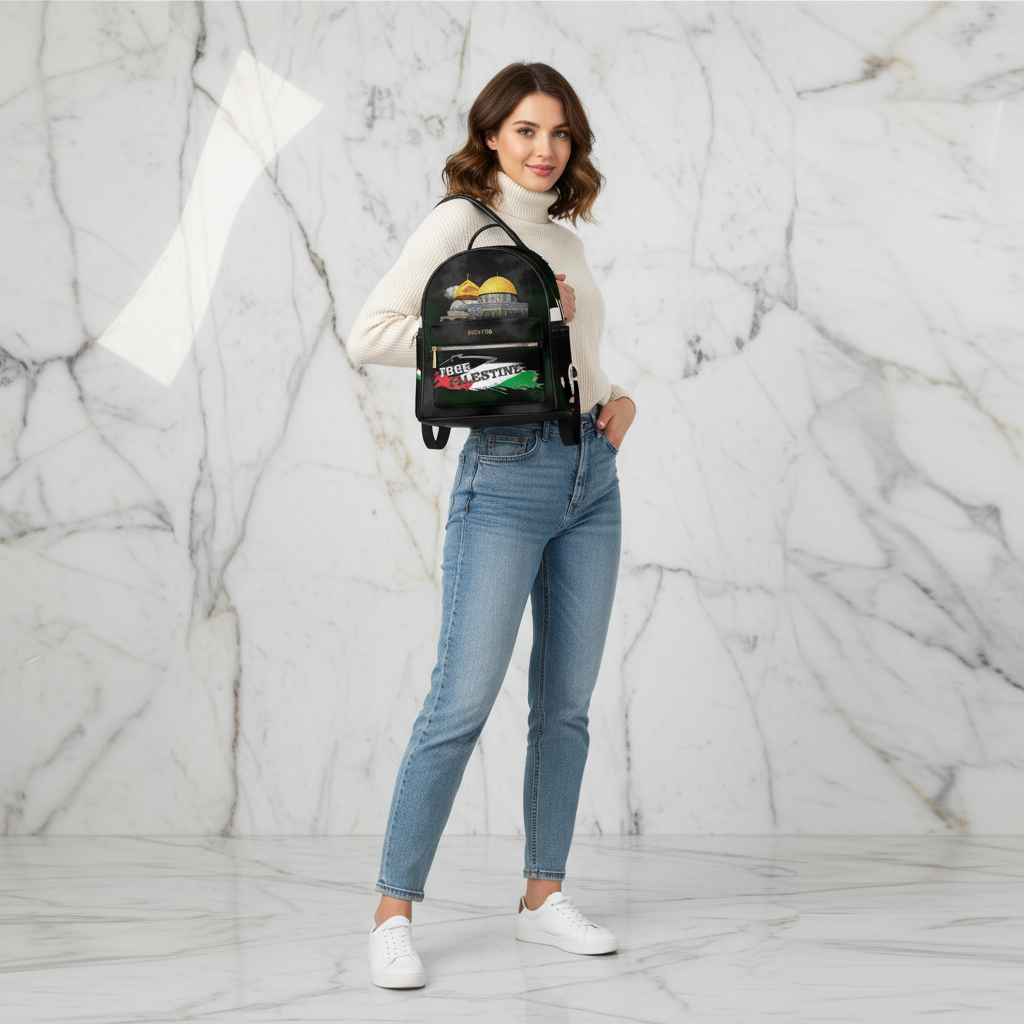 Front view with marble background