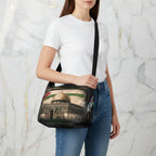 Front view - woman with bag