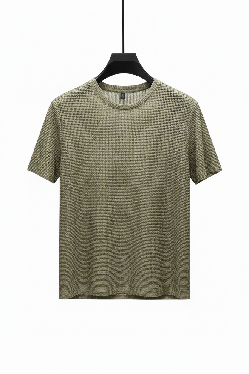 Silk Fitness Khaki T-shirt