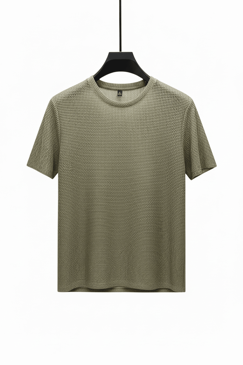 Silk Fitness Khaki T-shirt