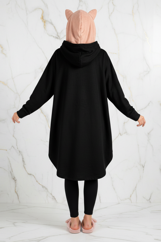 Full back silhouette with arms out