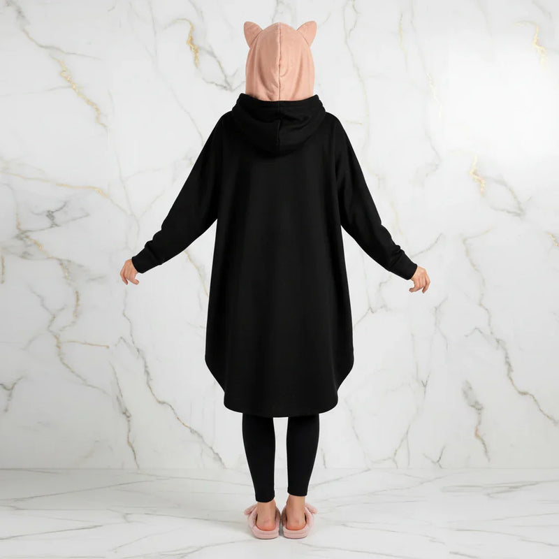 Full back silhouette with arms out